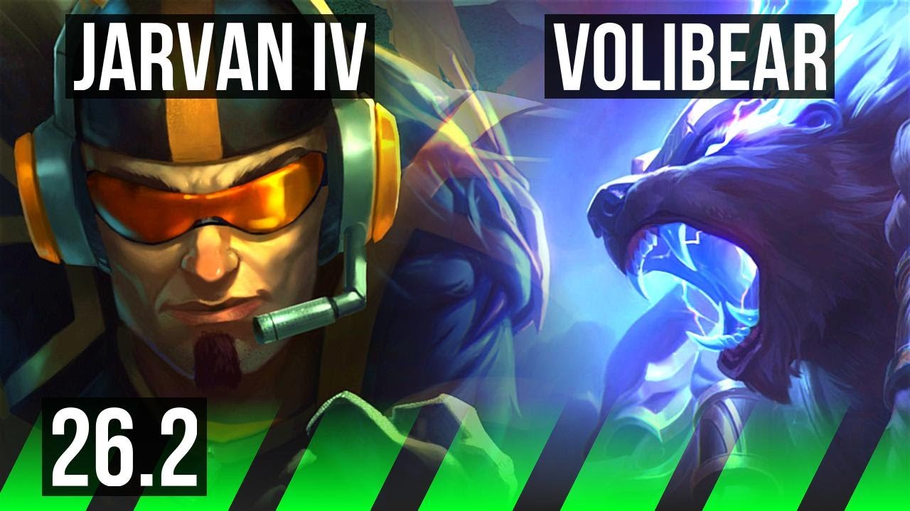JARVAN IV vs VOLIBEAR (JGL) | Good KDA: 17/1/11, 41K damage | EUW Master | 26.2