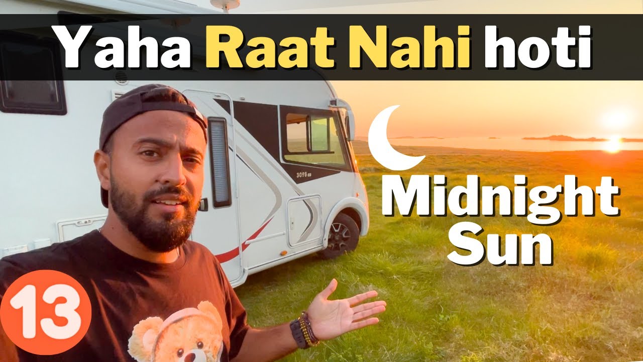 Yaha Raat Hi Nahi Hoti 🤯🌒 ! Midnight Sun Lofoten Islands Norway