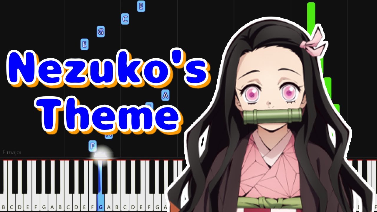 Nezuko's Theme - Demon Slayer / Kimetsu no Yaiba Episode1 OST - Piano Arrangement (Synthesia) by TAM