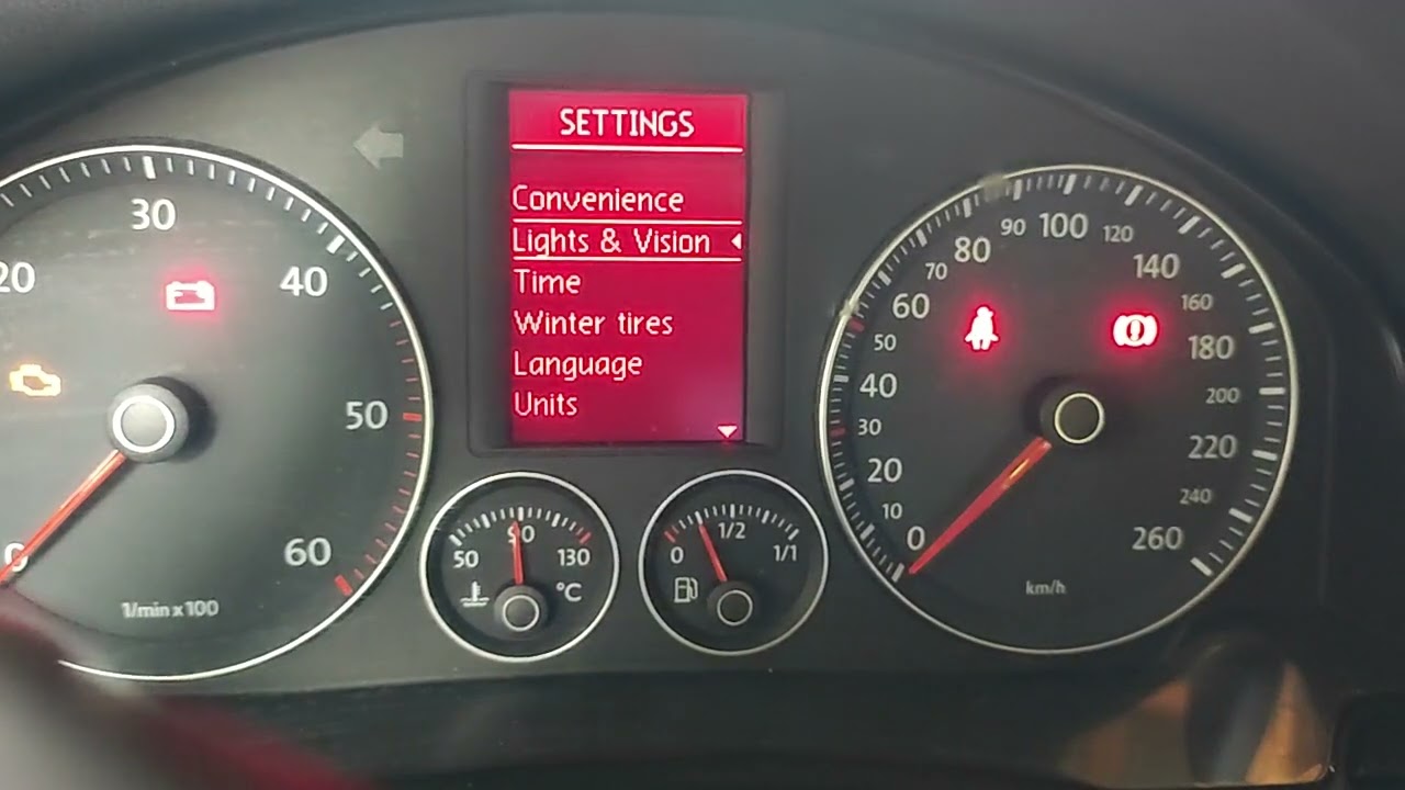 Golf V / Passat B6 || Ukryte menu || Zmiana języka