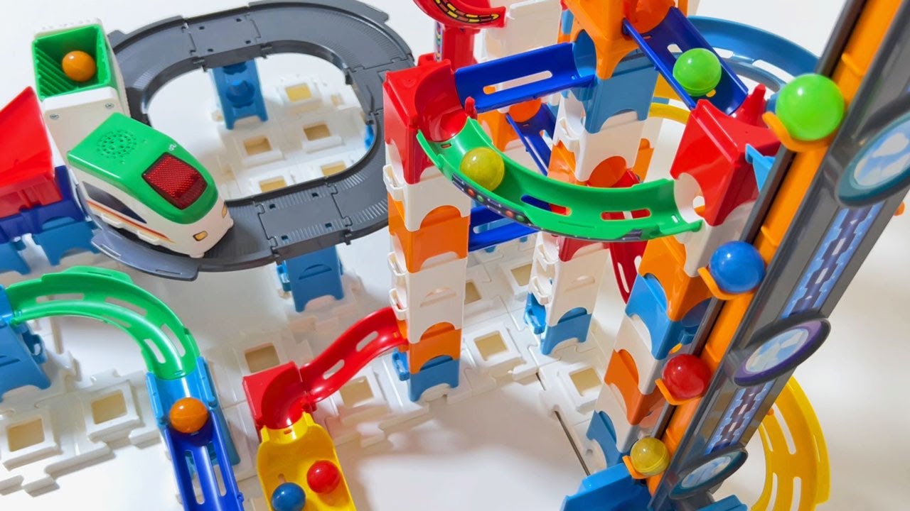 Marble run race ASMR☆Marble Rush!! [VTech] Automatic conveyor set
