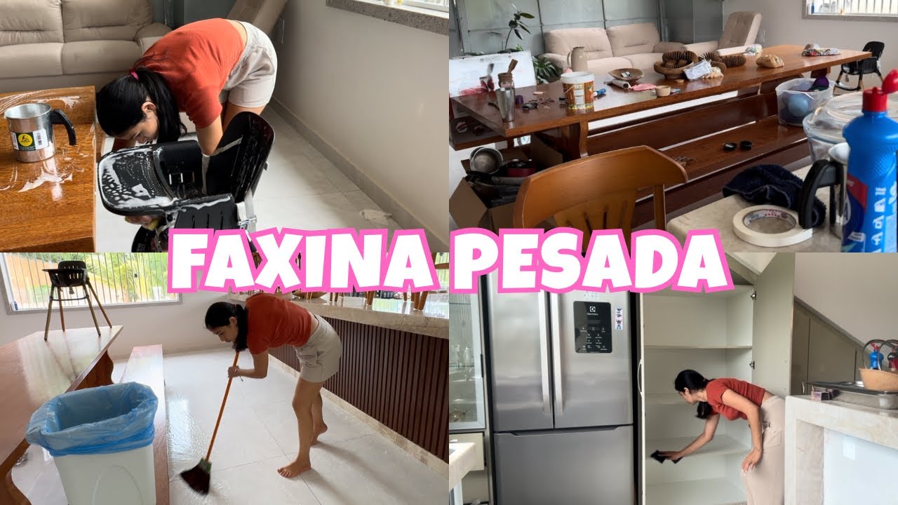 Faxina pesada depois da festa / Organizando armários / Panelas novas da Amazon / Vlog 🏠