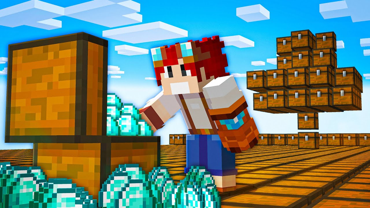 MINECRAFT MAS O MUNDO É FEITO DE BAÚS