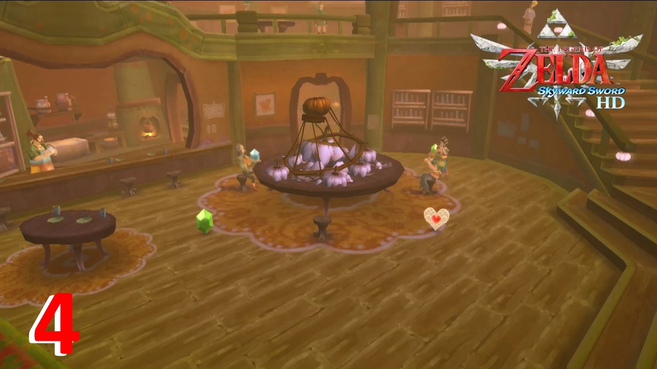 The Legend of Zelda Skyward Sword HD aflevering 4: Link haat kroonluchters