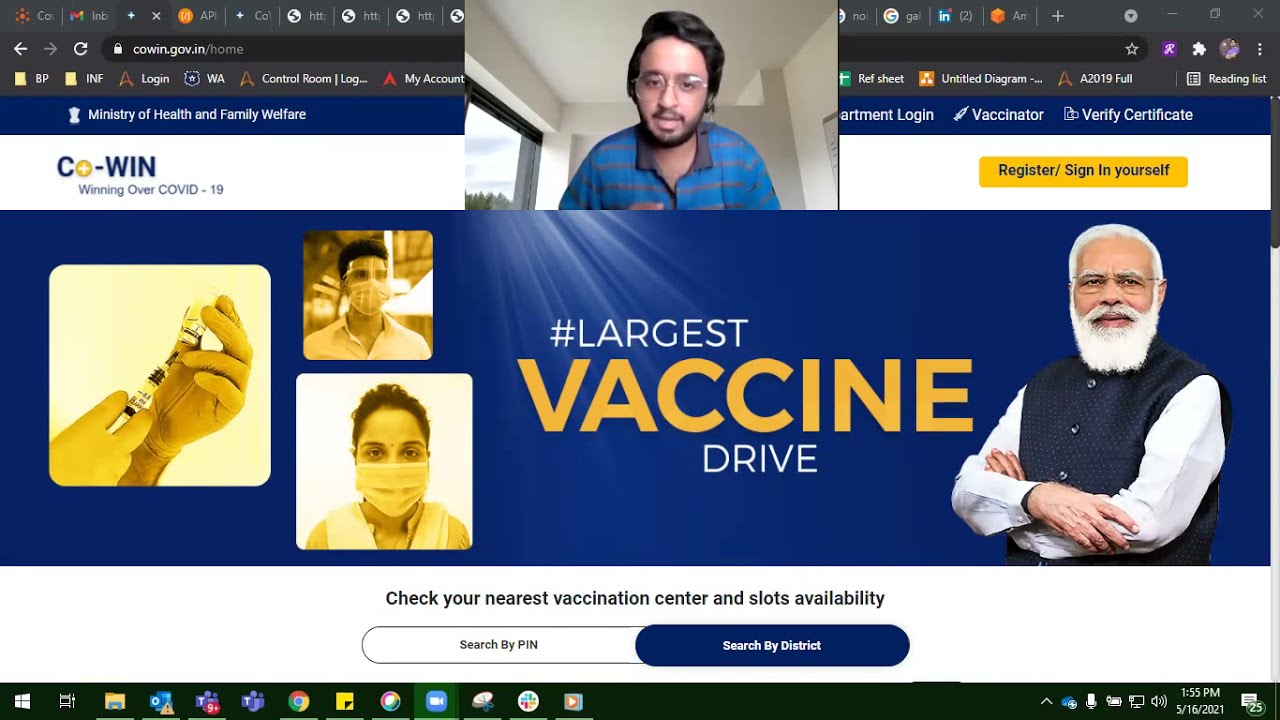 Vaccination Buddy - Bot to schedule Cowin Slot using Automation 360