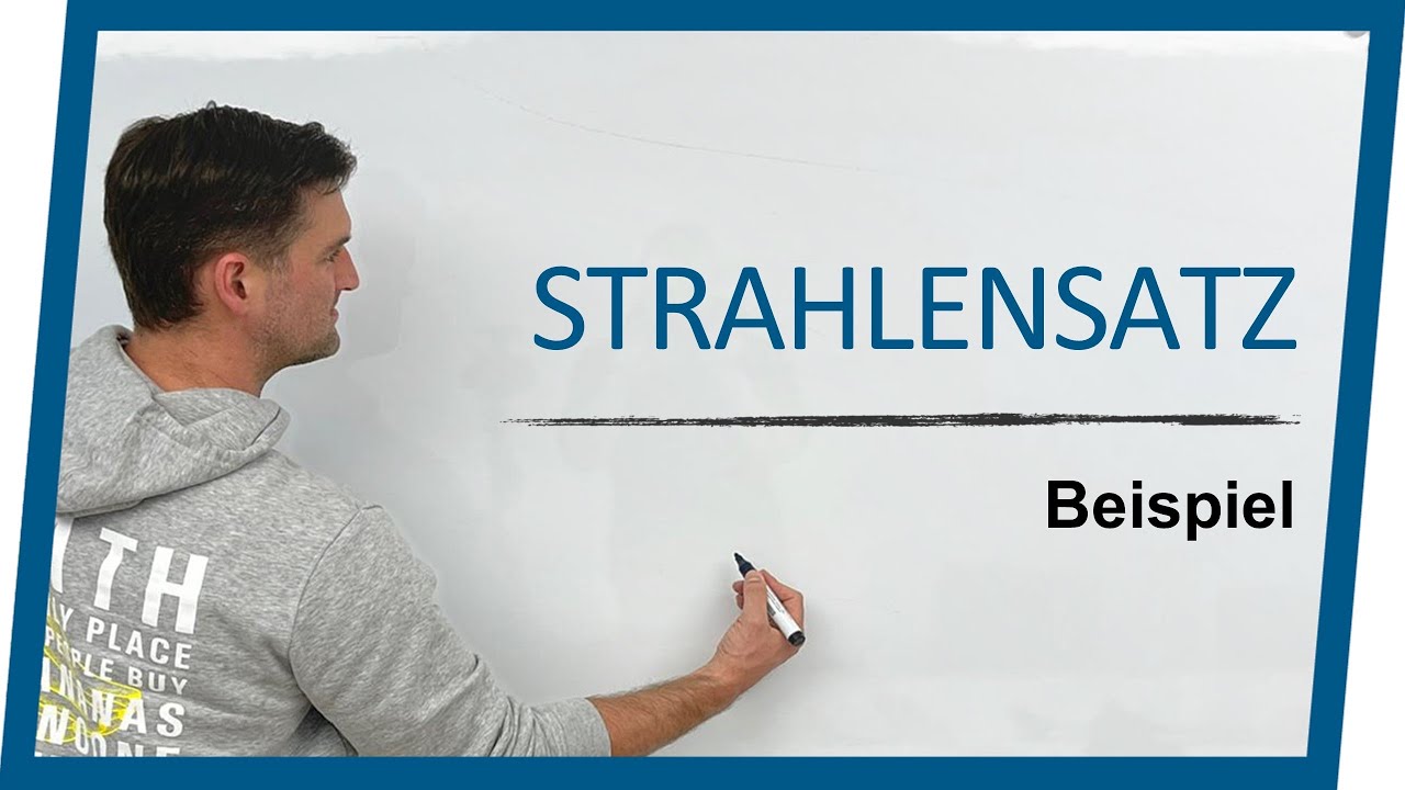 Strahlensatz am Beispiel PYRAMIDE | Mathe by Daniel Jung
