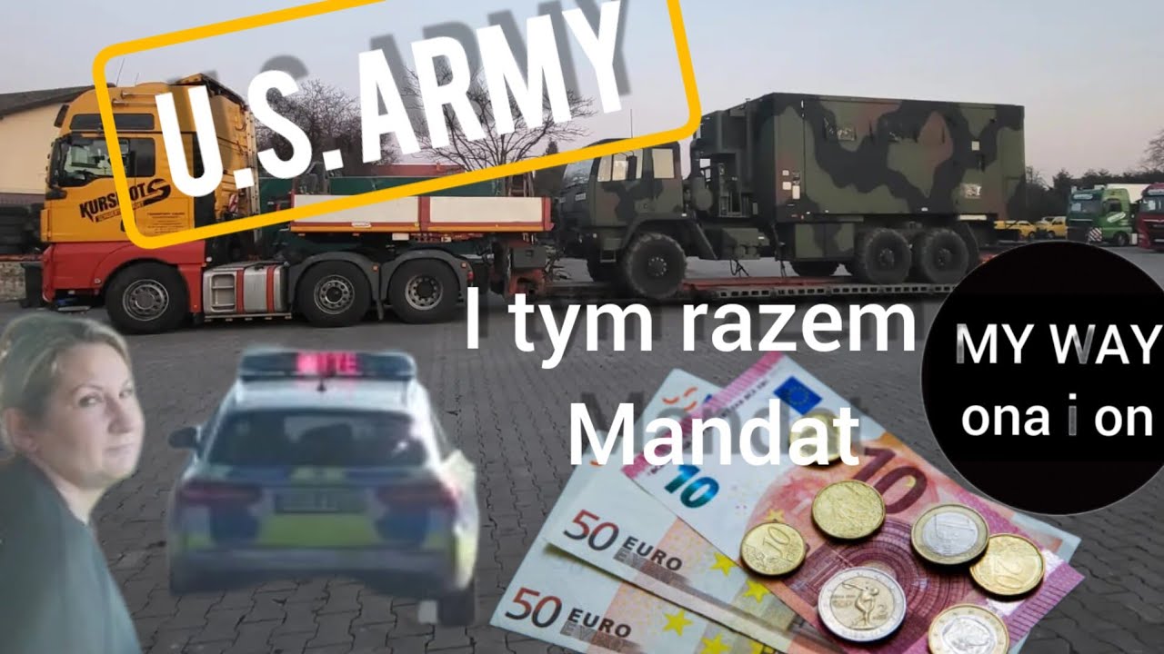 Mandat, US Army, kombajn Claas Dominator 204 Mega i Case AFX 8010