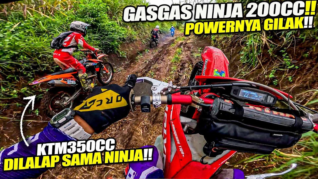 KTM350 DI LALAP SAMA NINJA GASGAS !! POWENYA GILAK TENAN !! (Budal Buko #2)