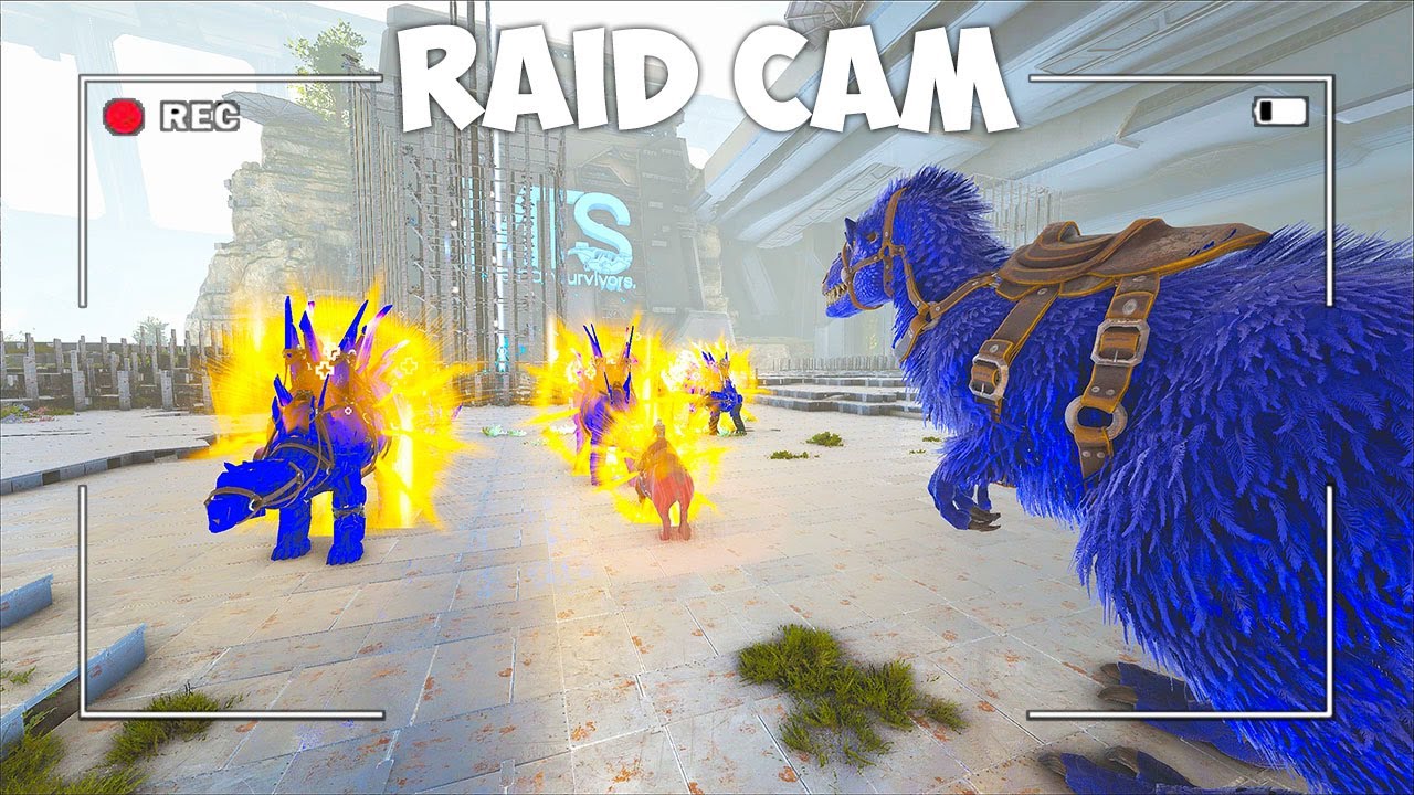 Ark Raid Cam - How a Youtuber Tribe Made The Alpha's Quit MTS Ark!