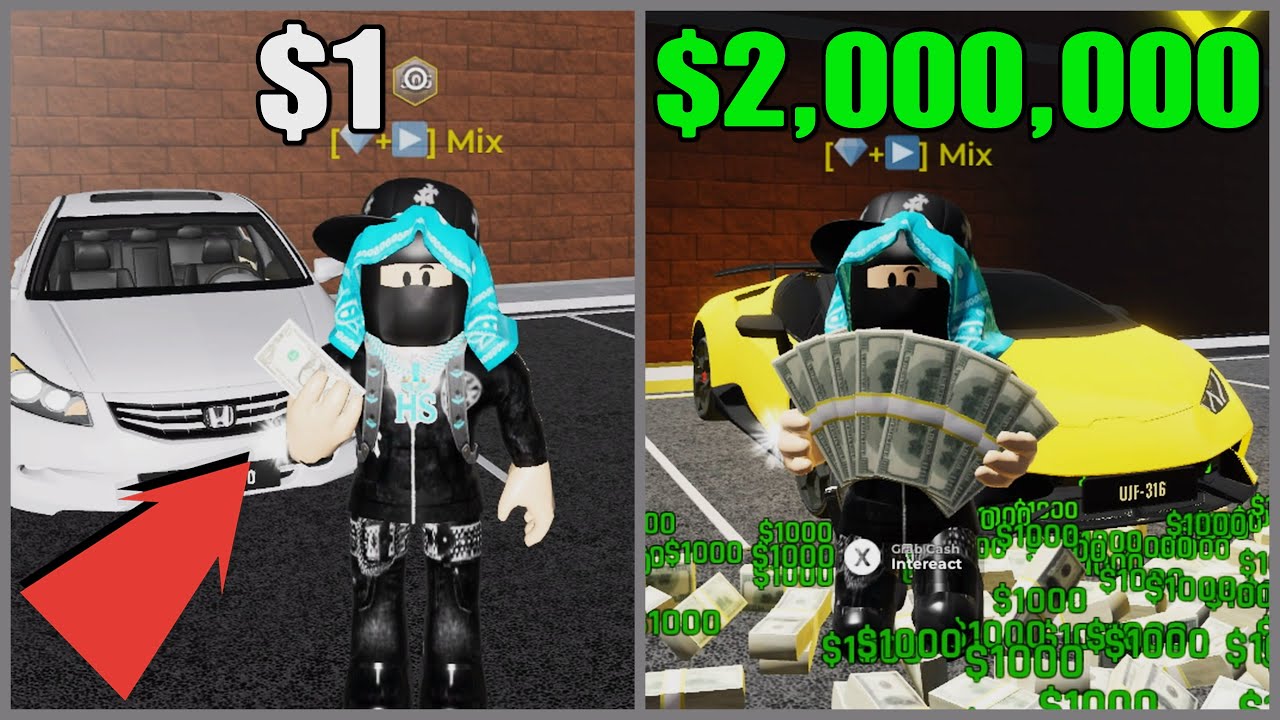 Turning $1 into $2,000,000 in STREET LIFE REMASTERED (Roblox)