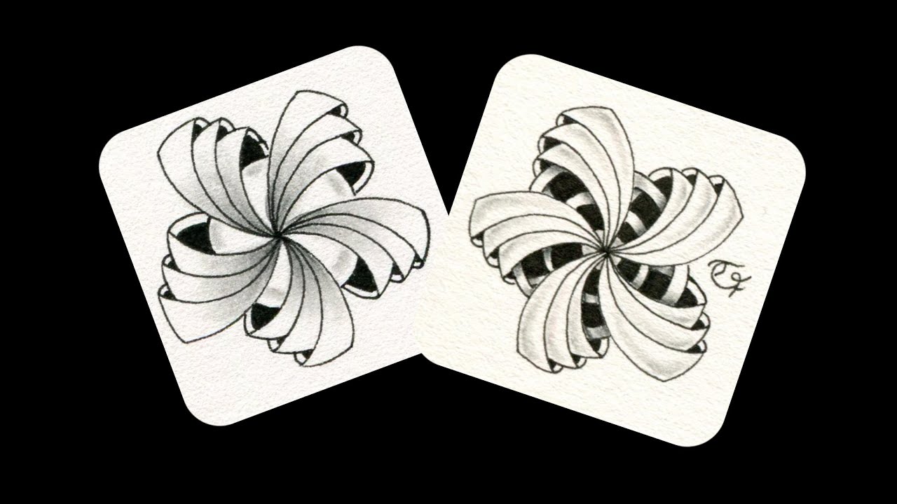 kl'ng - Anleitung zum Zeichnen eines Zentangle®-Musters - How to draw my zentangle pattern