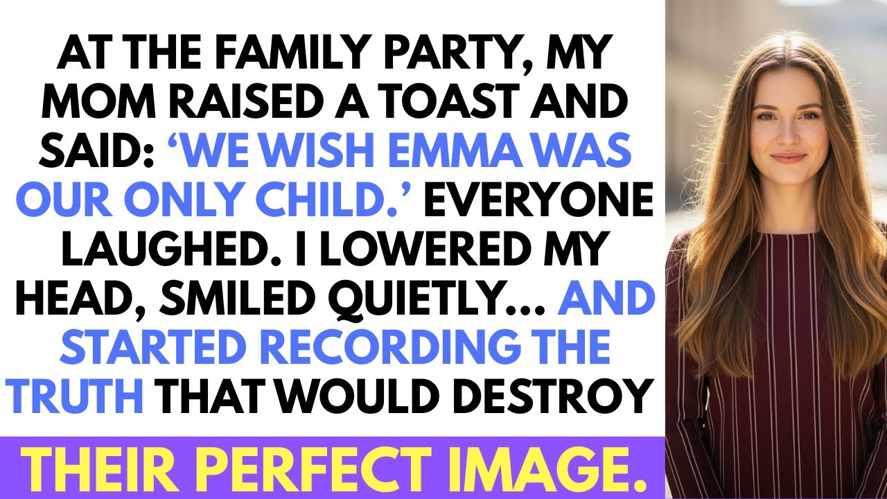 At the Family Party, My Parents Said to Me “We Wish Your Sister Emma Was Our Only Daughter ” So I…
