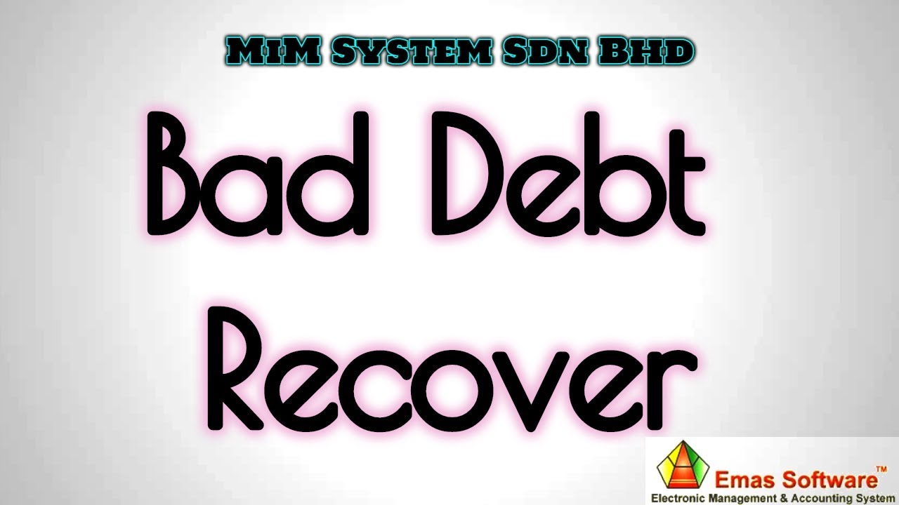Emasadvacc - Bad Debt Recover