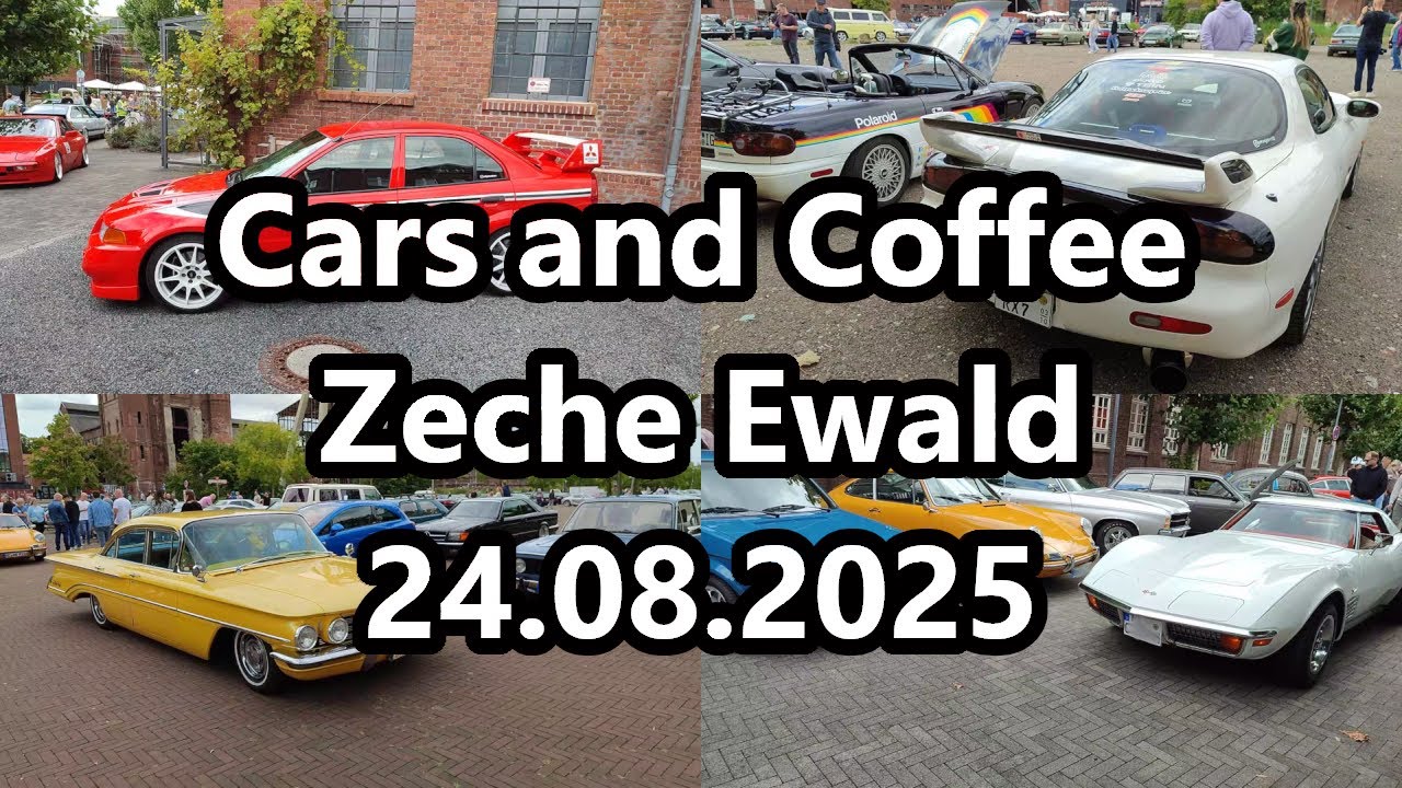 CACO - Cars & Coffee an der Zeche Ewald am 24.08.2025