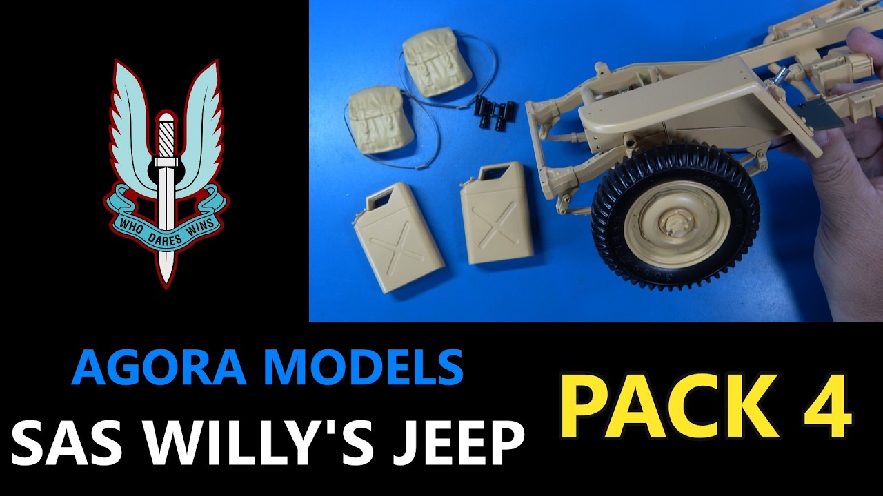 Zbuduj brytyjskiego SAS-a Willy'ego Jeepa Pack 4, etapy 23&ndash;30 z Agora Models