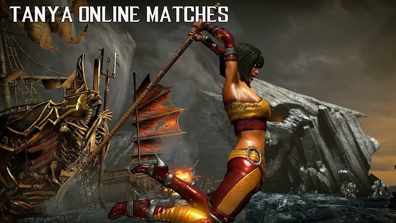 Mortal Kombat X - Tanya Dragon Naginata Online Matches - With Funny Ending