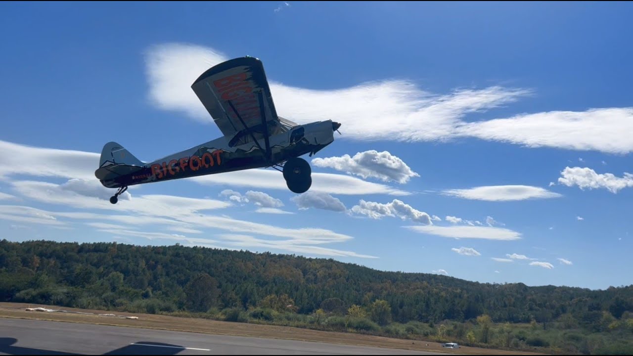 Full Scale Planes At RC Fly Ins Take Off Bigfoot & Liberty Landing