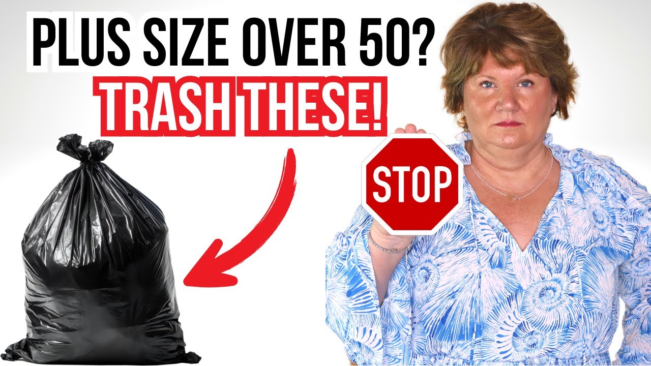 Plus Size Over 50: 7 Items That Make Your Belly Look BIGGER ❌ (Trash These!)