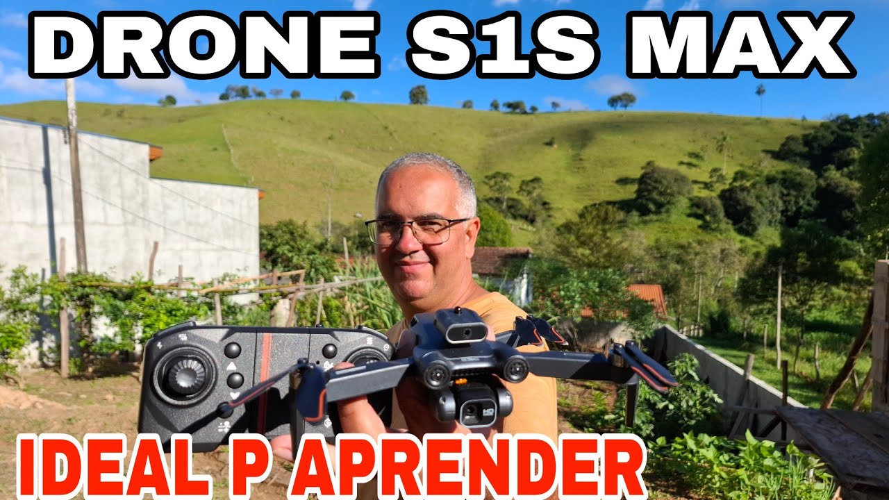 DRONE S1S MAX UM DRONE IDEAL PARA QUEM QUER APRENDER A PILOTAR TIRA FOTOS FAZ VÍDEOS E É BOM