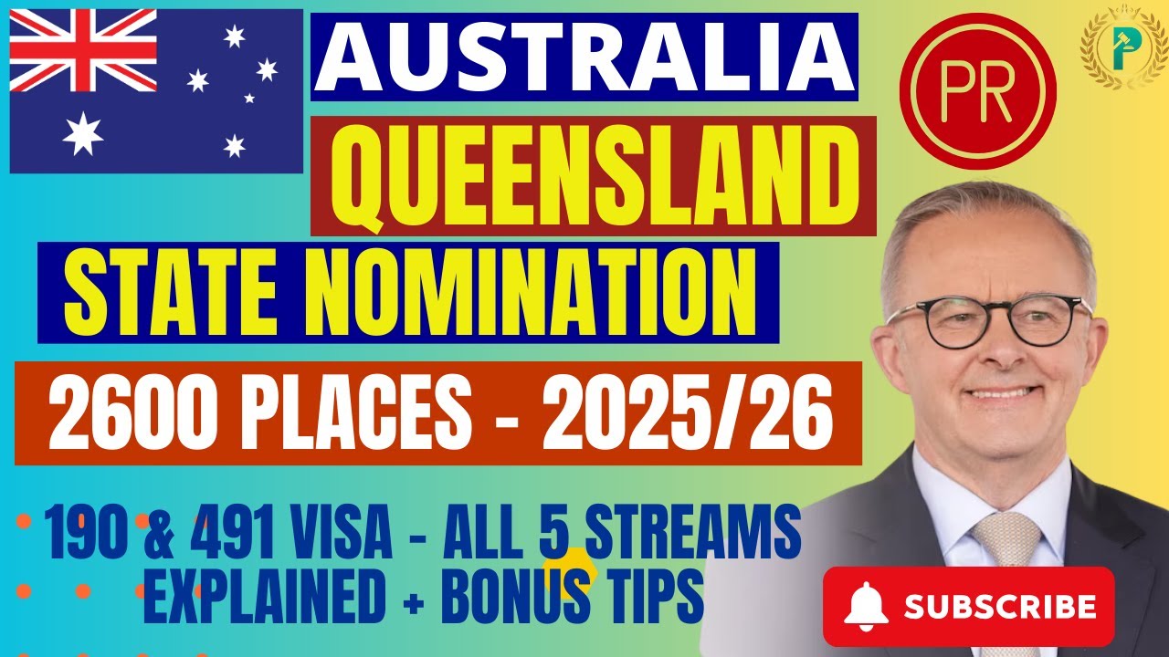Queensland State Nomination 2025-26 &ndash; SC 190 & 491 Visa Streams Explained