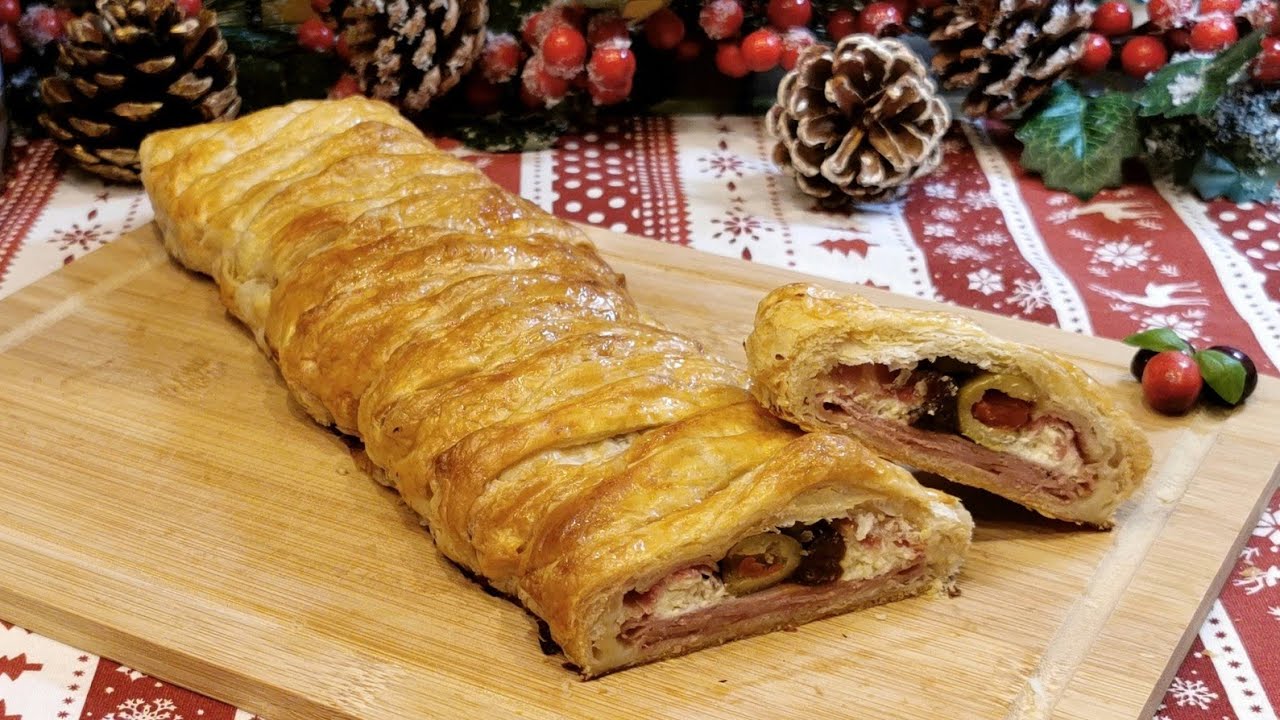 PAN DE JAMÓN DE HOJALDRE | Receta navideña