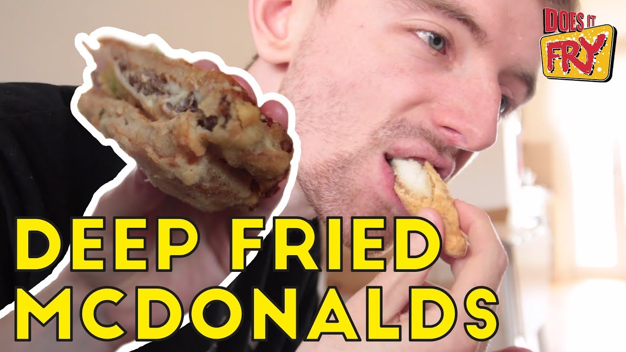I DEEP FRIED A BIG TASTY FROM MCDONALDS!!! | Does It Fry?