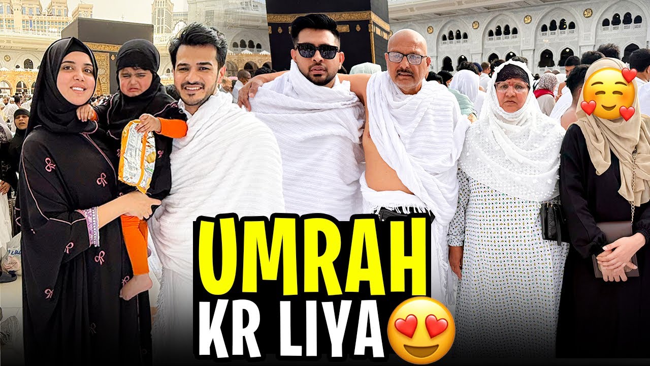 Sari Family Ky Sth Pehla Umrah Ada Kr Liya😍|| Safar e Ishq To Makkah🕋