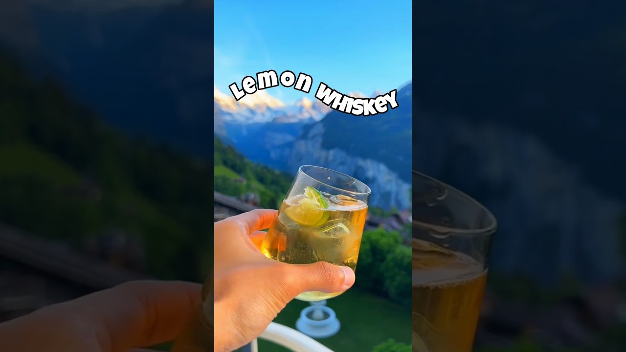 Classic Lemon Whiskey Highball in 15 Seconds 