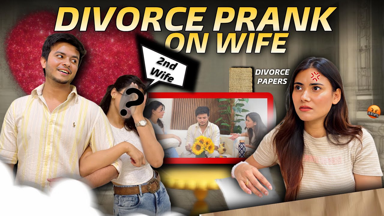 Divorce Prank on my Wife 🤯 Want 2nd Marriage 🤪 Tanshi Vlogs
