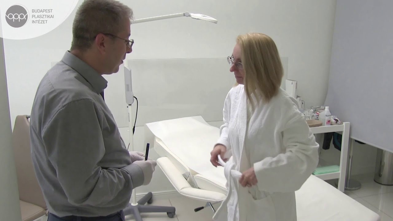 Kéky Kira hasplasztikája – konzultáció Dr. Molnár Istvánnal