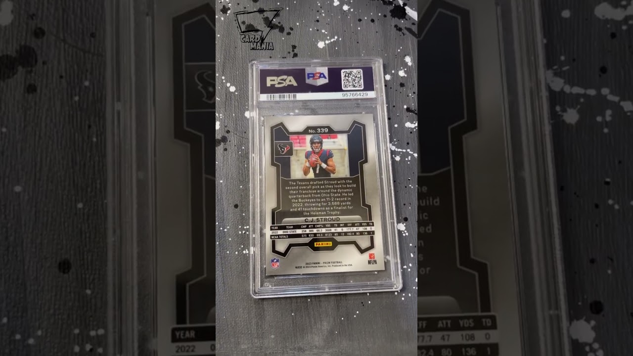 CJ Stroud PSA 9 