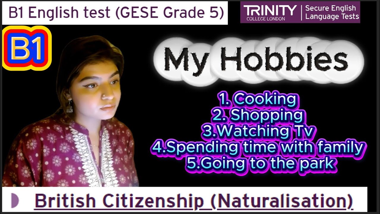 B1 English Test (GESE Grade 5) | SELT British Citizenship| Trinity College London ILR UK