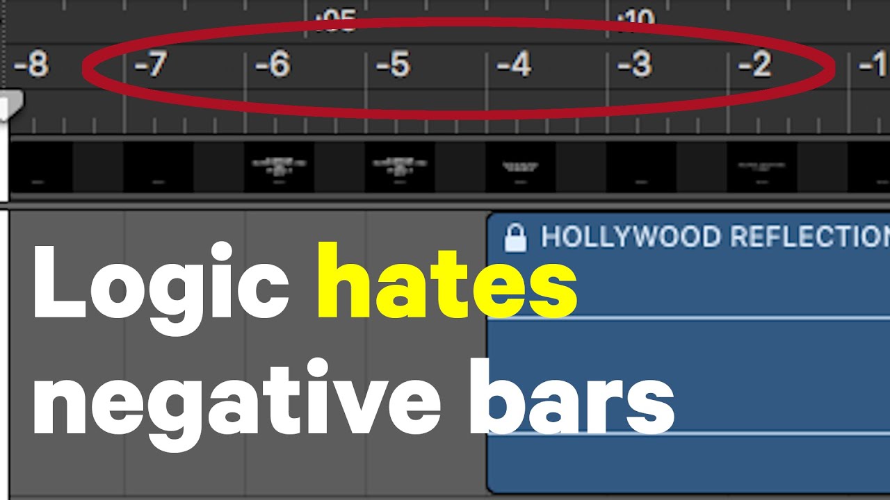How to Sync Video and Audio in Logic (and avoid the negative bar bug!)