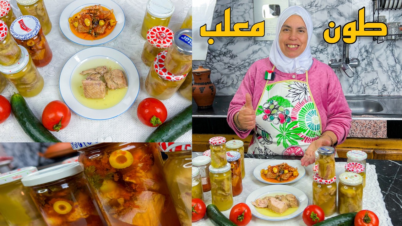 وداعاً لغلاء الأسعار! 🛑 حضري الطون المعلب في الدار بكمية وفيرة وحسن من ديال الزنقة 🐟✨