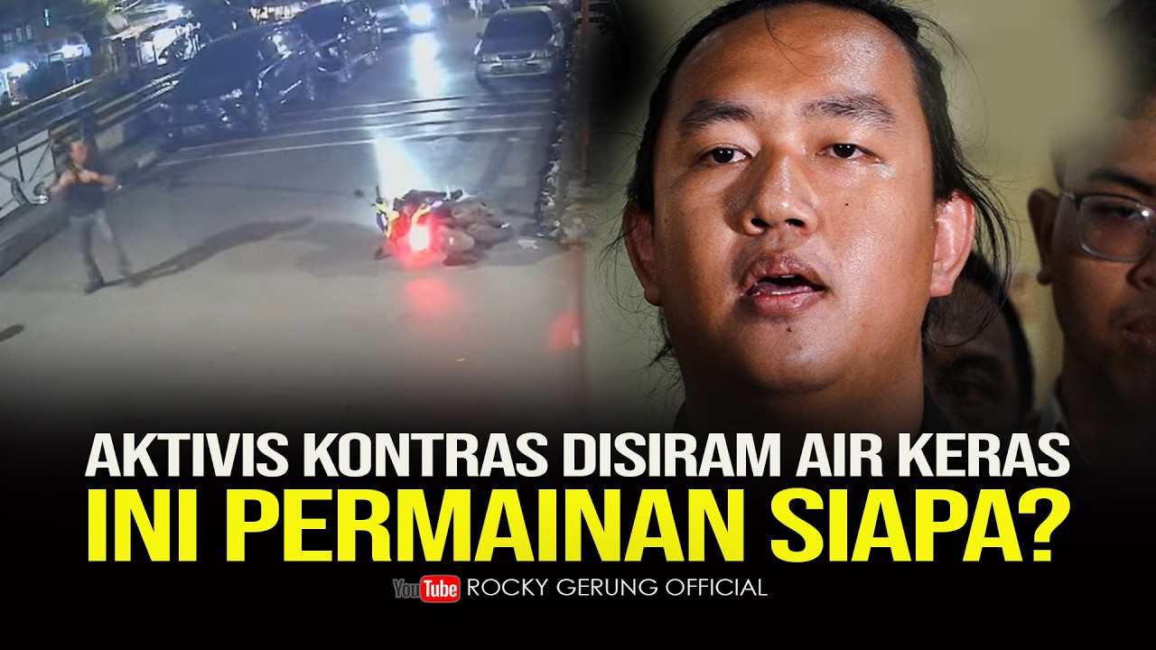 AKTIVIS KONTRAS DISIRAM AIR KERAS. INI PERMAINAN SIAPA?