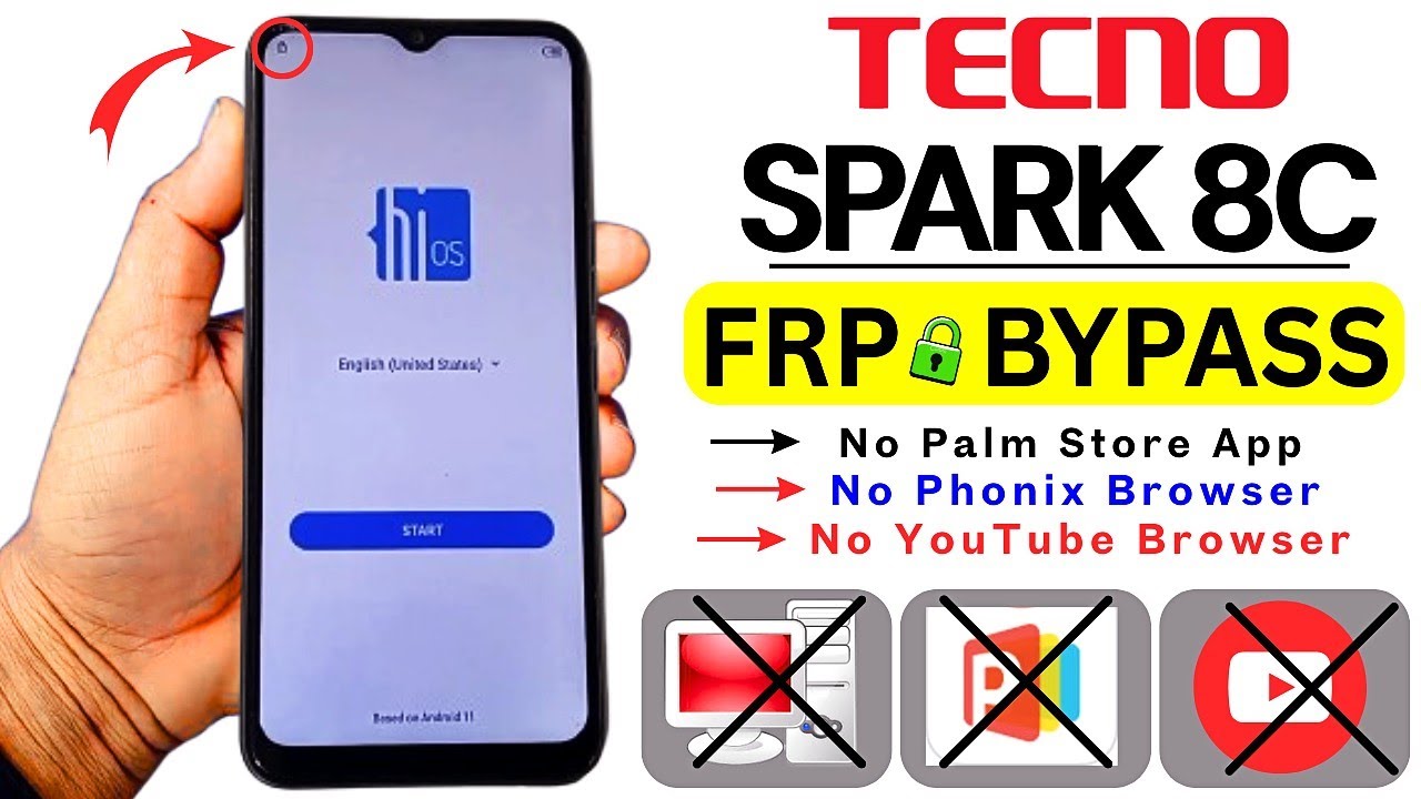 Tecno Spark 8c (KG5K) FRP Unlock 2025 Without PC Android 11 | Google Account Bypass | New Method