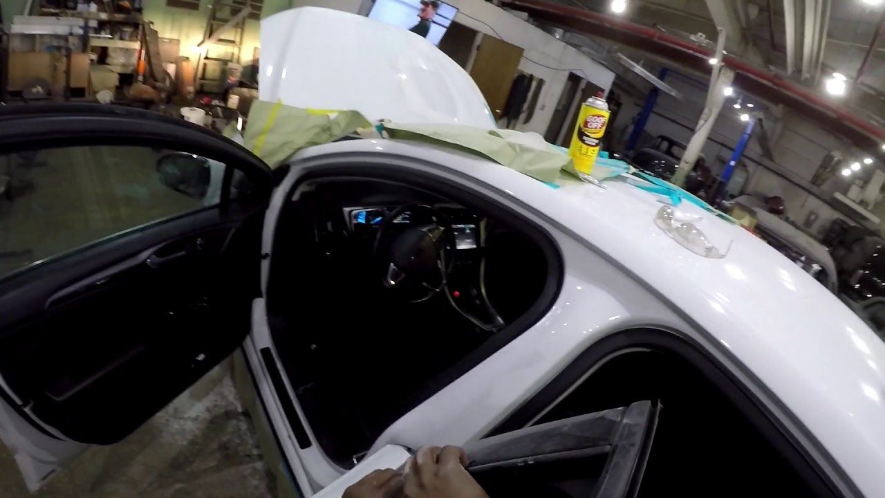 HOW TO REMOVE AND INSTALL A WINDOW ON A FORD FUSION