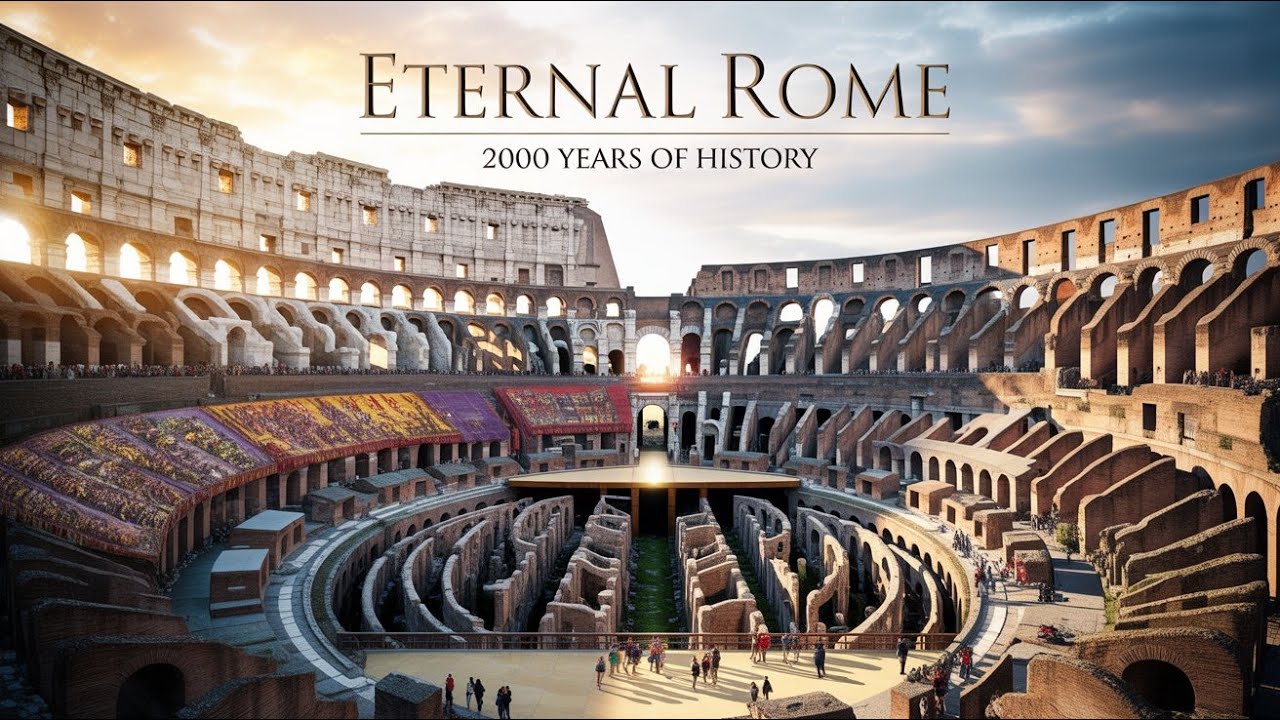 The Colosseum of Rome Before and After Two Millennia | AI Visualization...