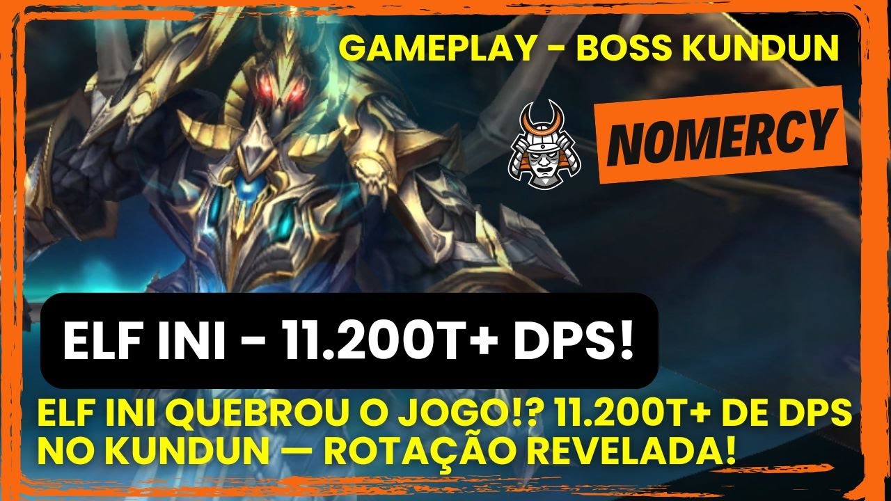 MU DARK EPOCH: ELF INI QUEBROU O JOGO! 11.200T+ de DPS no KUNDUN com Build PvP 😱🔥