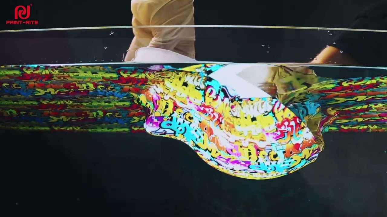 Demostration of Print-Rite Hydrographic/ hydro dipping solution( Water transfer/ Aqua printing)