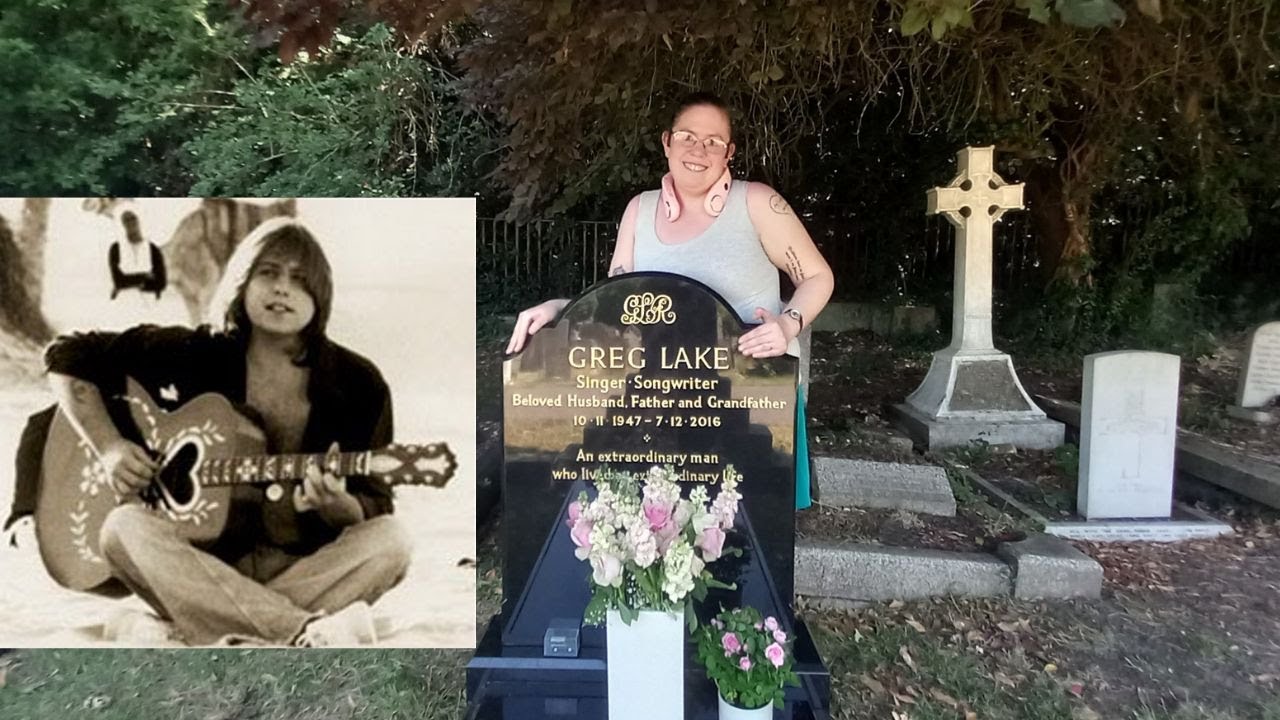 The Final Resting Place Of Greg Lake Putney Vale Cemetery, London