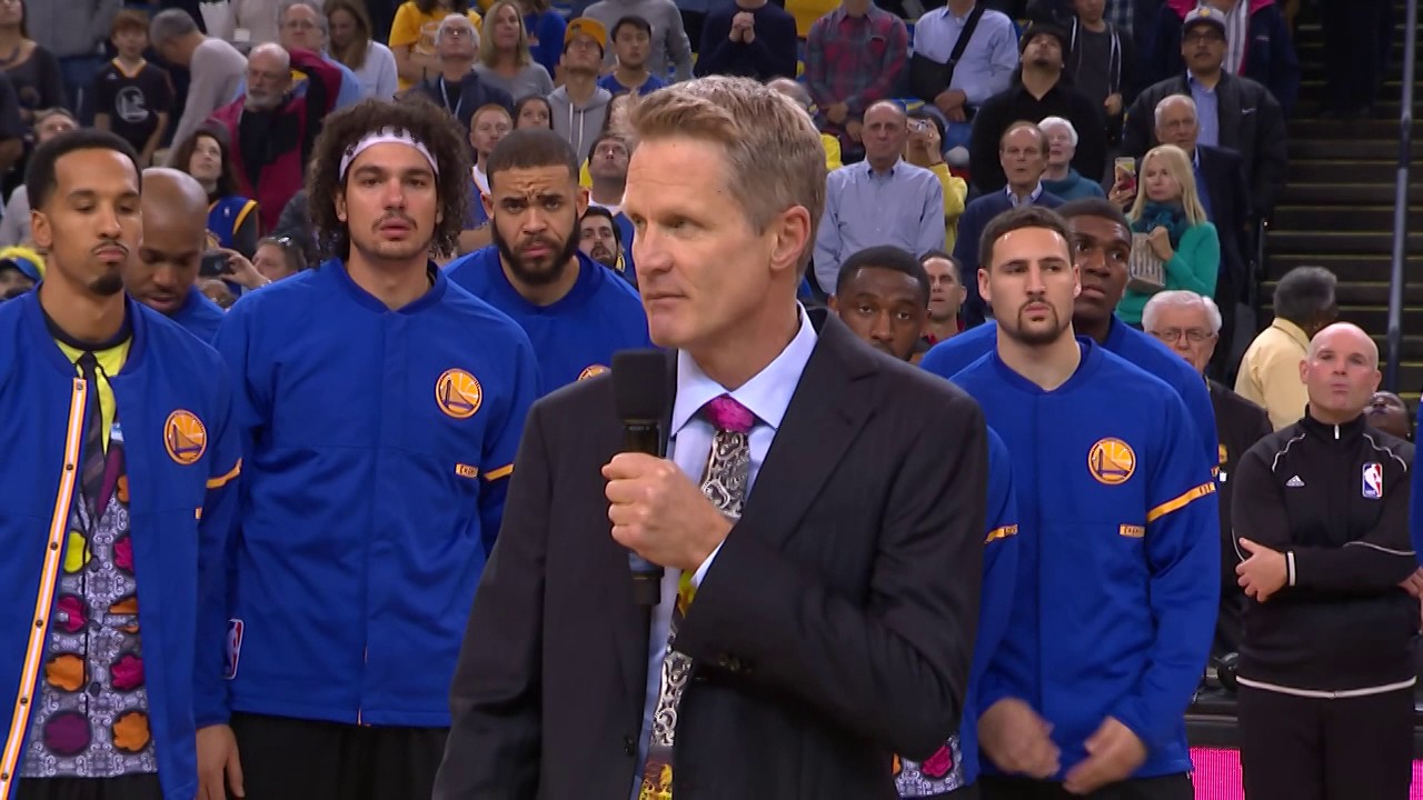 Steve Kerr's Emotional Tribute to Craig Sager | 12.15.16