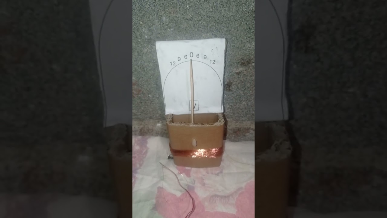 Galvanómetro casero proyecto de electrotecnia