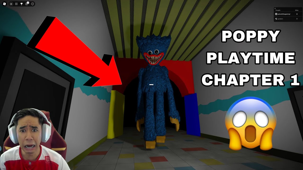 HANTU HUGGY WUGGY 👿 POPPY PLAYTIME CHAPTER 1 😱