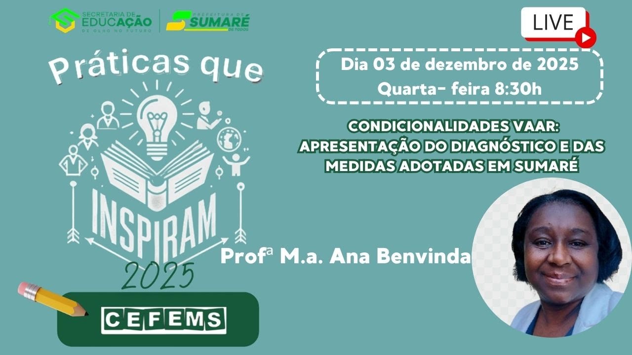 03/12 - V PRÁTICAS QUE INSPIRAM - 8H30