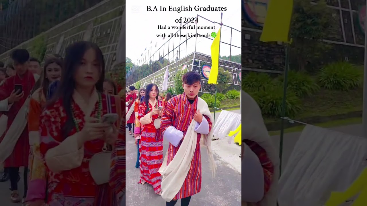 Graduates of Sherubtse | 2024 | BA in Englsih Studies | Kanglung | #fyp #viral #memories