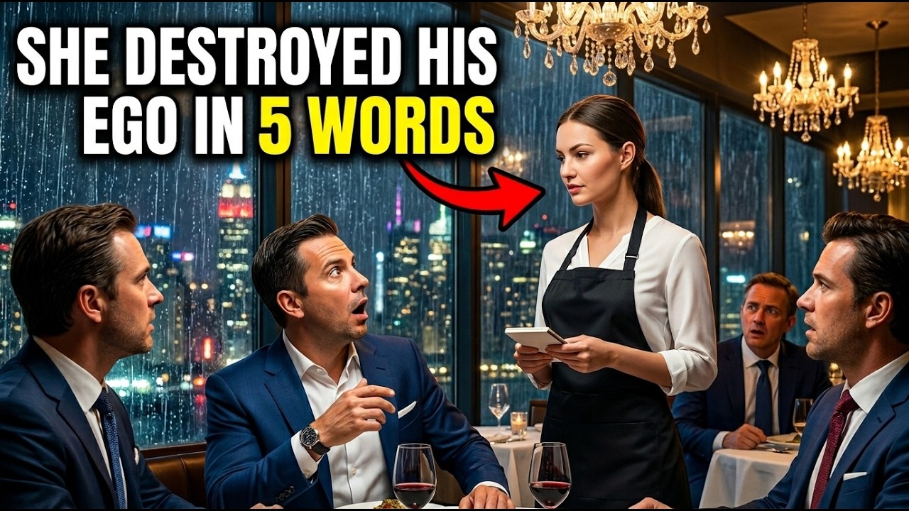 Billionaire asks waitress for financial advice as a joke — but her first words leave him speechless