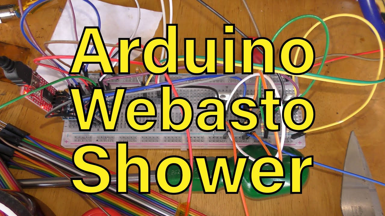 Arduino Webasto Shower - Stage 1 - It lights and runs!
