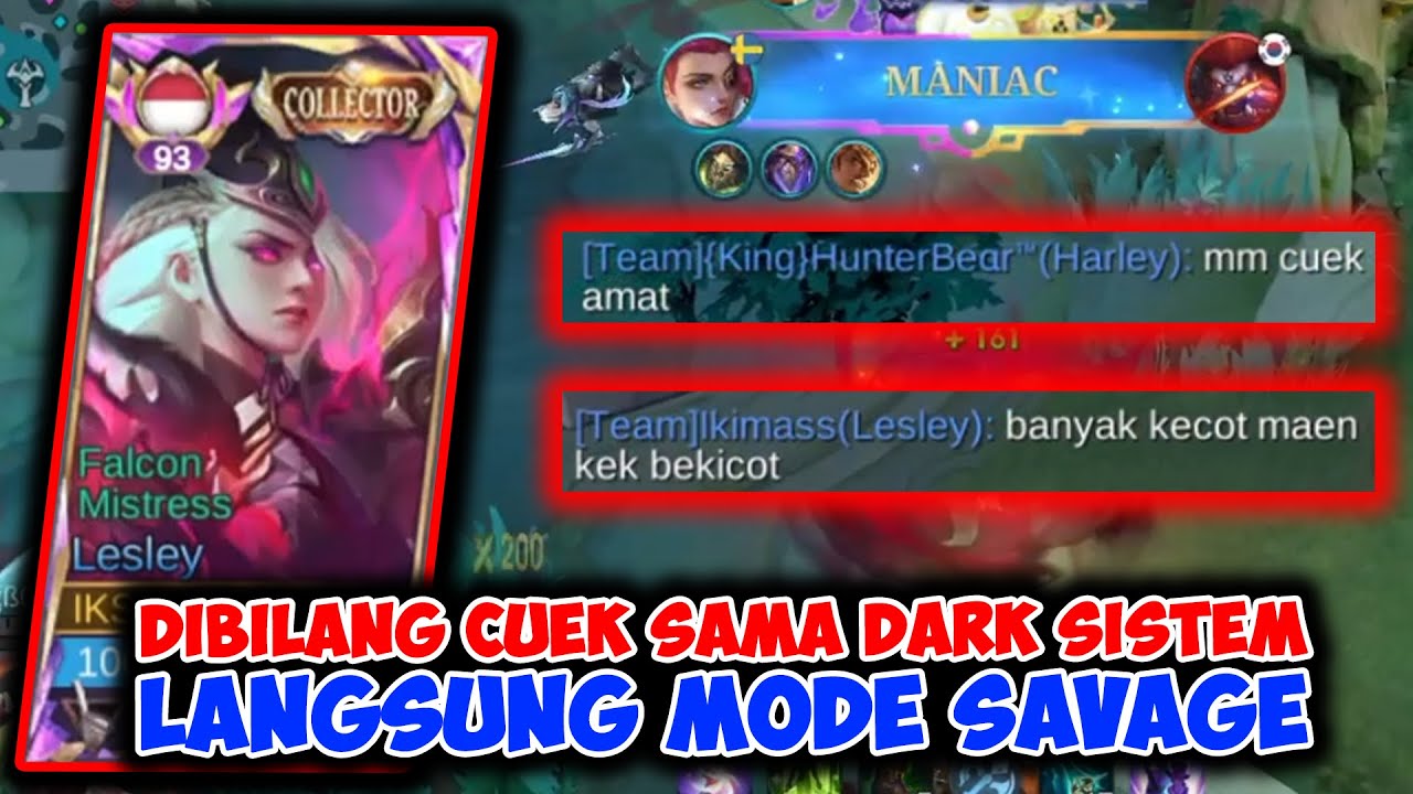 DI AWAL DI REMEHKAN! DIAKHIR TERDIAM! LESLEY DAMAGE LATE GAME NO COUNTER! | Top Global Lesley - MLBB