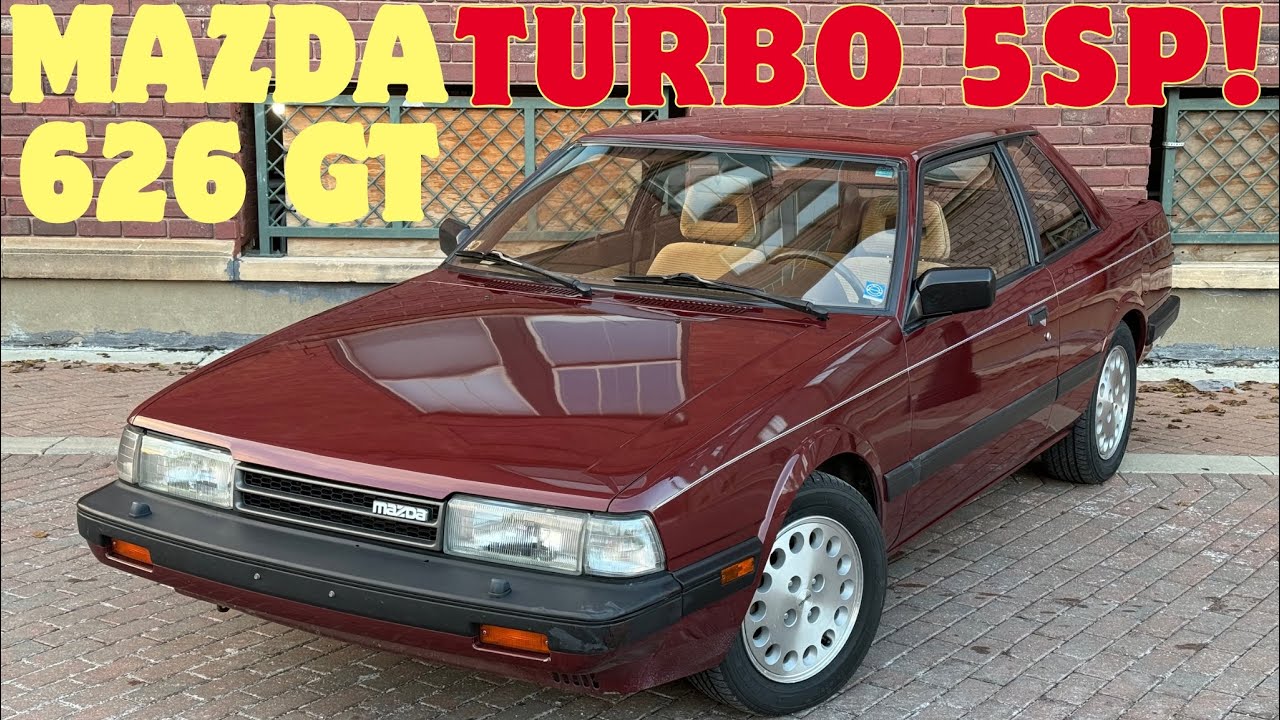 1986 Mazda 626 GT Turbo Coupe with 5sp manual trans. 51k mile all original time capsule! For Sale!